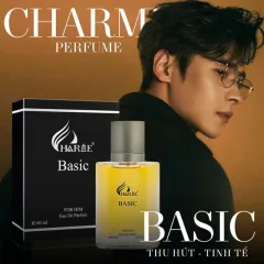 Nước Hoa Nam Charme Basic 50ml - Hương Thơm Tươi Mát Lịch Lãm