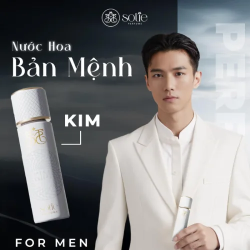 Nước Hoa Nam Phong Thủy Mệnh Kim Sotie Perfume 30ml - Mùi Thơm Cuốn Hút Hấp Dẫn