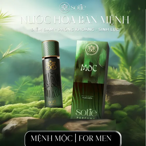 Nước Hoa Nam Phong Thủy Mệnh Mộc Sotie Perfume 30ml - Hương Thơm Trẻ Trung Hiện Đại