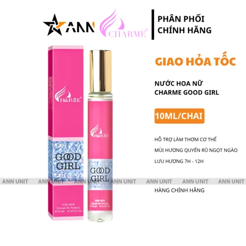 Nước Hoa Nữ Charme Good Girl 10ml Mùi Thơm Quyến Rũ Ngọt Ngào