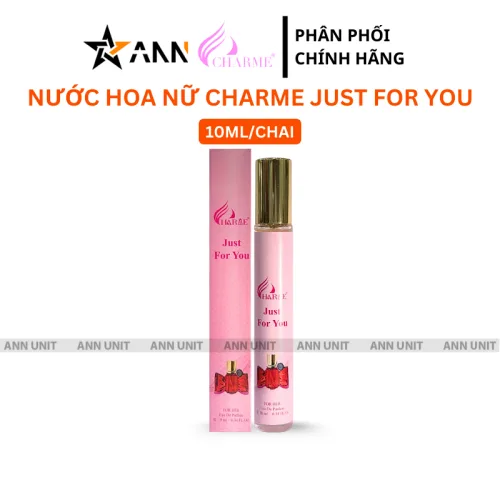 Nước Hoa Nữ Charme Just For You 10ml - Hương Thơm Ngọt Ngào Tươi Mát