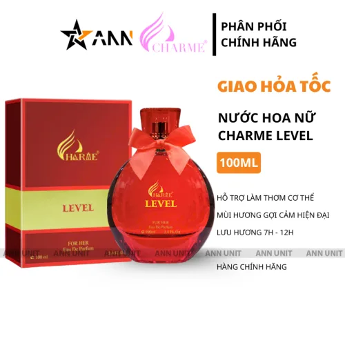 Sỉ nước Hoa Nữ Charme Level 100ml Phiên Bản Mới - Mùi Hương Gợi Cảm Hiện Đại
