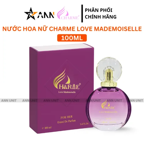 Phân phối nước Hoa Nữ Charme Love Mademoiselle 100ml Hộp Cứng