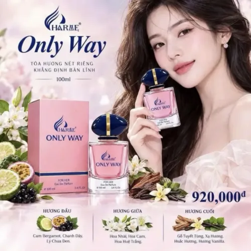 Nước Hoa Nữ Charme Only Way For Her 100ml Hương Hoa Thanh Lịch