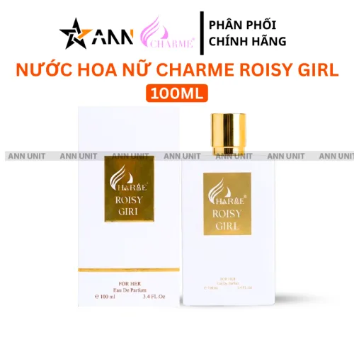 Nước Hoa Nữ Charme Roisy Girl 100ml Màu Trắng - Hương Thơm Nhẹ Thanh Lịch