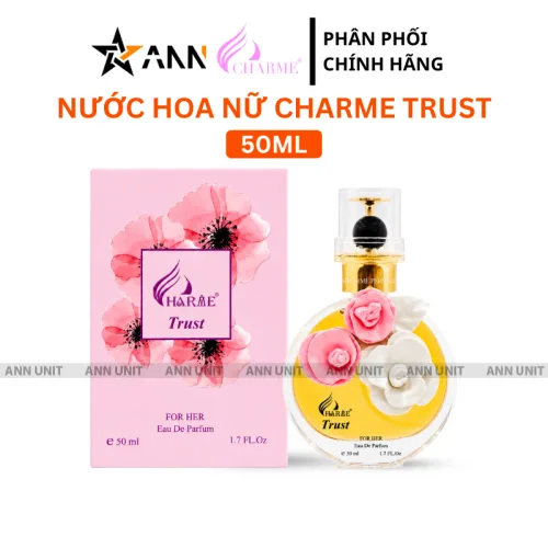 Nước Hoa Nữ Charme Trust 50ml Hương Thơm Dịu Nhẹ Nữ Tính