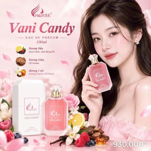 Nước Hoa Nữ Charme Vani Candy 100ml - Hương Thơm Nữ Tính Ngọt Ngào
