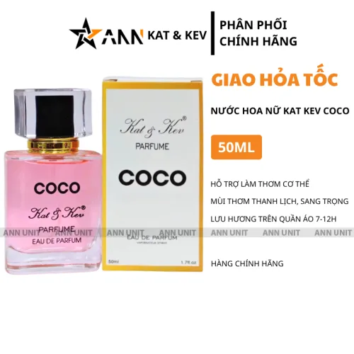 Phân phối nước Hoa Nữ Kat Kev Parfume Coco 50ml - Hương Thơm Thanh Lịch Sang Trọng