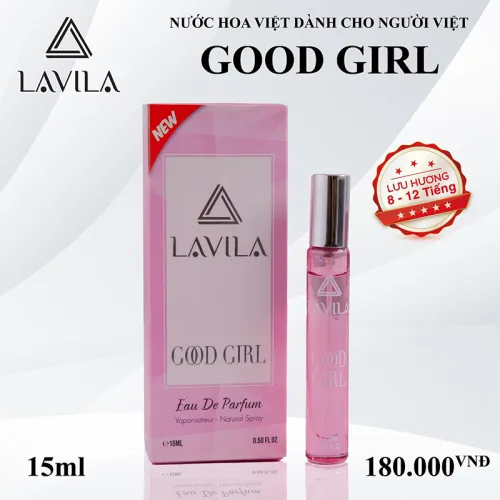 Nước hoa Lavila Good Girl Eau De Parfum mini 15ml cho nữ