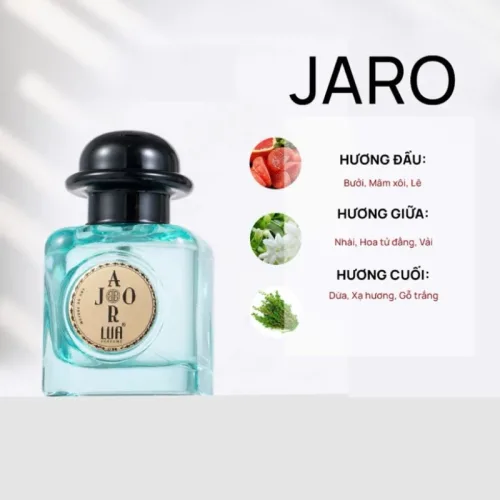 Nước Hoa Nữ Lua Jaro Xanh 30ml - Hương Thơm Sang Trọng Quyến Rũ