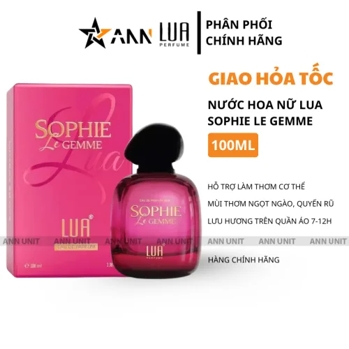 Nước Hoa Nữ Lua Sophie Le Gemme 100ml - Hương Thơm Ngọt Ngào Quyến Rũ