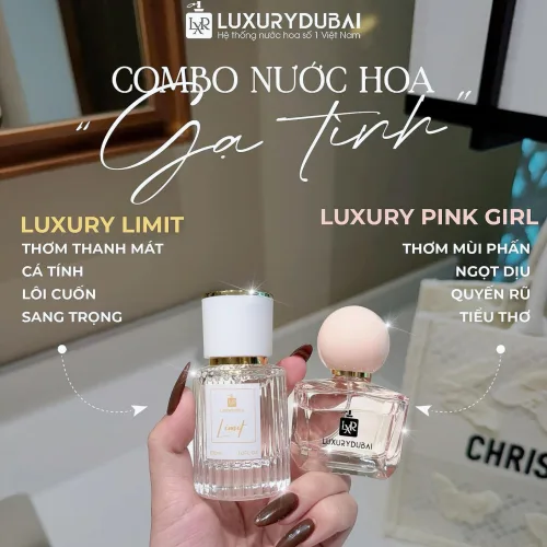 Sỉ nước Hoa Nữ Luxury Dubai Limit 30ml