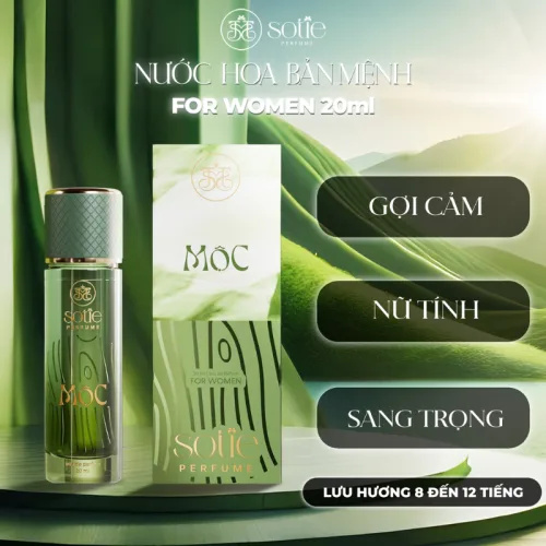 Nước Hoa Nữ Phong Thủy Mệnh Mộc Sotie Perfume 20ml - Mùi Thơm Hiện Đại Trẻ Trung