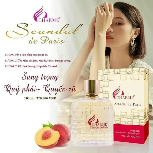 Bảng giá sỉ nước Hoa Nữ Charme Scandal De Paris 100ml