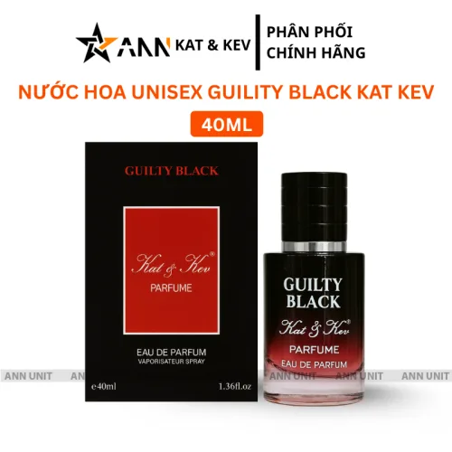 Nước hoa unisex Kat Kev Guilty Black Eau de Parfum 40ml