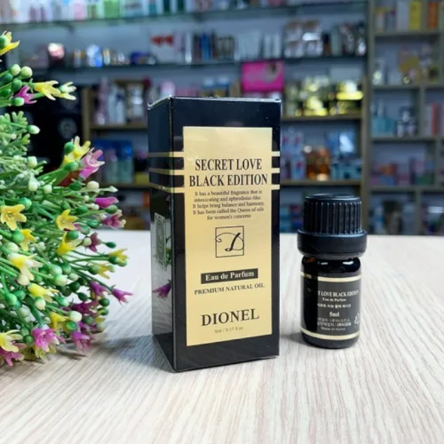 Nước hoa vùng kín Dionel Secret Love Black Edition, màu đen, 5ml