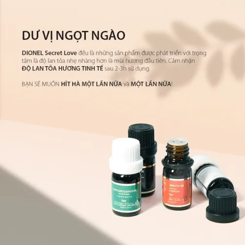 Nước hoa vùng kín Dionel Secret Love Black Edition, màu đen, 5ml