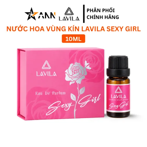 Lavila Sexy Girl Nước Hoa Vùng Kín 10ml Màu Hồng