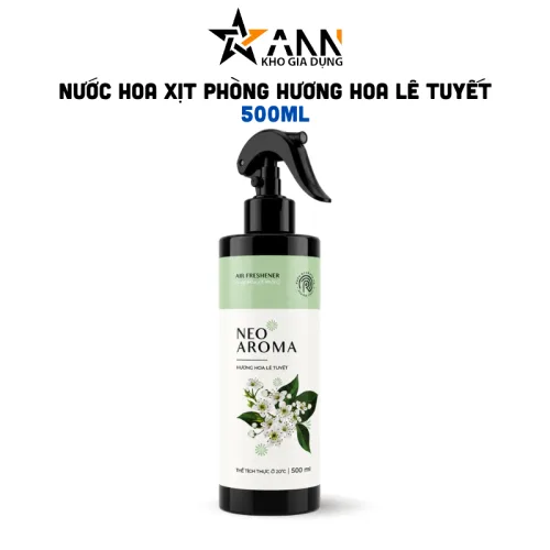 Nước Hoa Xịt Phòng Neo Aroma Hương Hoa Lê Tuyết 500ml - Nước Xịt Phòng Neo Aroma