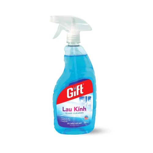 Nước Lau Kính Gift 540ml phù hợp để tham khảo khi chọn Nước giặt, bột giặt, nước xả