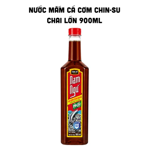 Nước Mắm Cá Cơm CHIN-SU Chai Lớn 900ml