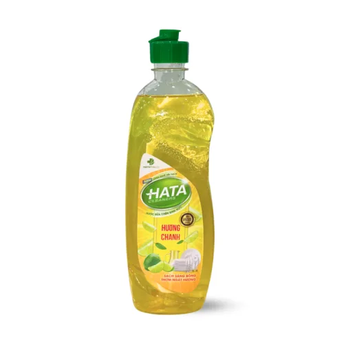 Nước Rửa Chén Sinh Học Hata Cleaners 400g - Nước Rửa Chén Hata Hương Chanh phù hợp để tham khảo khi chọn Nước rửa chén, lau sàn, nước tẩy