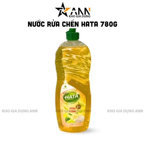 Nước Rửa Chén Sinh Học Hata Cleaners 780g - Nước Rửa Chén Hata Hương Chanh