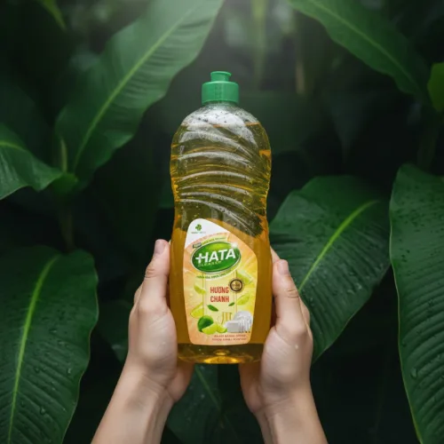 Nước Rửa Chén Sinh Học Hata Cleaners 780g - Nước Rửa Chén Hata Hương Chanh