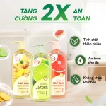 Nước Rửa Chén Top Gia Hương Bưởi Hồng 1kg/Chai