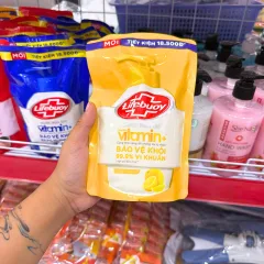 Nước Rửa Tay LIFEBUOY Chanh Khử Mùi Túi 400g - Túi Vàng