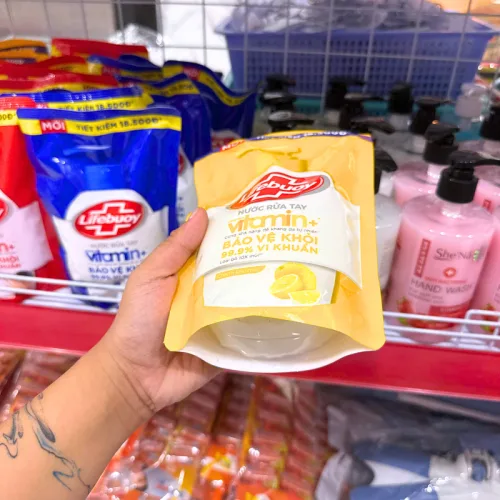 Nước Rửa Tay LIFEBUOY Chanh Khử Mùi Túi 400g - Túi Vàng