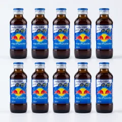 Sỉ nước Tăng Lực Bò Húc REDBULL Chai Nắp Xanh (1lốc*10 chai)