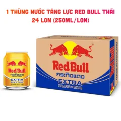 Nước Tăng Lực RED BULL Thái Lan Thùng 24 Lon (250ml/Lon)
