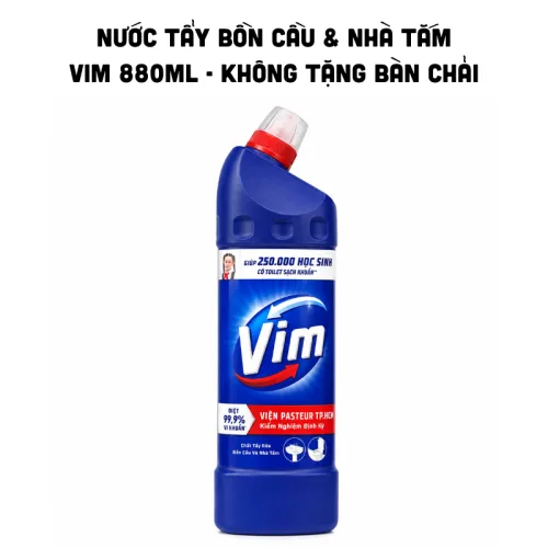 Nước Tẩy Bồn Cầu & Nhà Tắm Vim 880ml - Không Tặng Bàn Chải