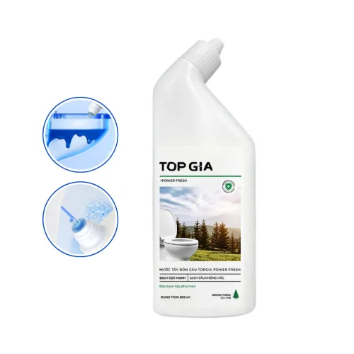 Nước Tẩy Bồn Cầu Top Gia - Chai Khử Mùi Bồn Cầu Diệt Khuẩn Siêu Sạch Tiết Kiệm 500ml phù hợp để tham khảo khi chọn Vệ sinh nhà cửa
