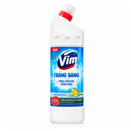 Khám phá Nước Tẩy Bồn Cầu Vim Hương Chanh Sả Dịu Mát 880ml - Chai Màu Trắng thuộc nhóm Nước rửa chén, lau sàn, nước tẩy