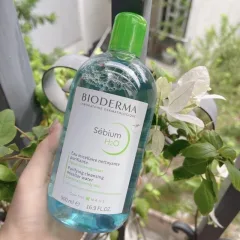 Sỉ nước Tẩy Trang Bioderma Màu Xanh Sébium H2O 500ml Dành Cho Da Dầu &amp; Hỗn Hợp
