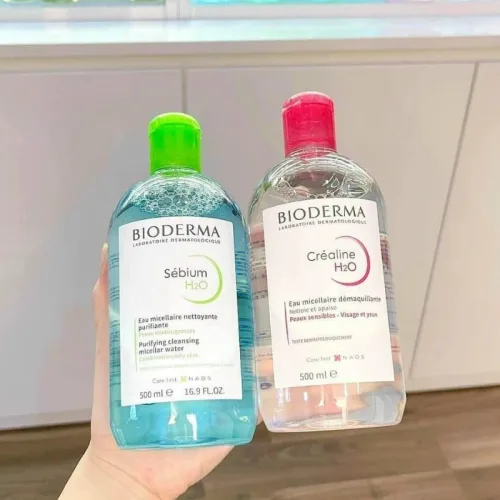 Sỉ nước Tẩy Trang Bioderma Màu Xanh Sébium H2O 500ml Dành Cho Da Dầu &amp; Hỗn Hợp