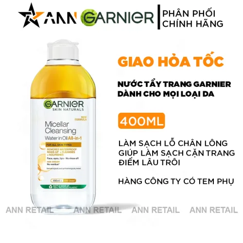 Nước Tẩy Trang Garnier Màu Vàng