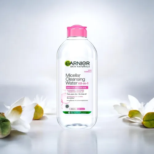 Nước Tẩy Trang Garnier Nắp Hồng Micellar Cleansing Water Cho Da Nhạy Cảm 400ml