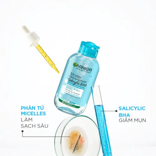 Nước Tẩy Trang Garnier Skin Naturals Salicylic BHA 400ml