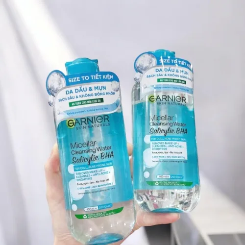 Nước Tẩy Trang Garnier Skin Naturals Salicylic BHA 400ml