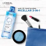 Nước tẩy trang L’Oréal Paris Micellar Water Deep Cleansing xanh đậm 400ml