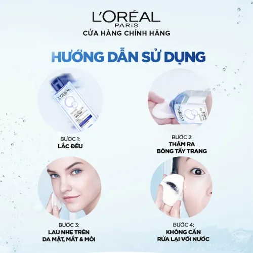 Sỉ nước Tẩy Trang Loreal Paris Xanh Nhạt Tươi Mát Micellar Water Refreshing 400ml