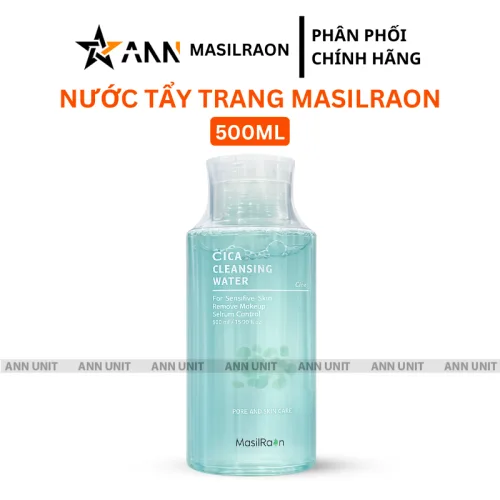 Centella Asiatica Extract (100ppm) nói lên điều gì? — Nước Tẩy Trang Masilraon Cica Cleansing