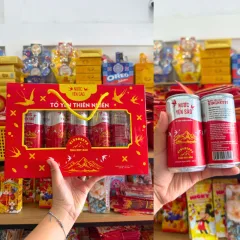 Nước Yến Sào Thái Huy Bảo - Tổ Yến Thiên Nhiên Kingnests 180ml x 5 Lon