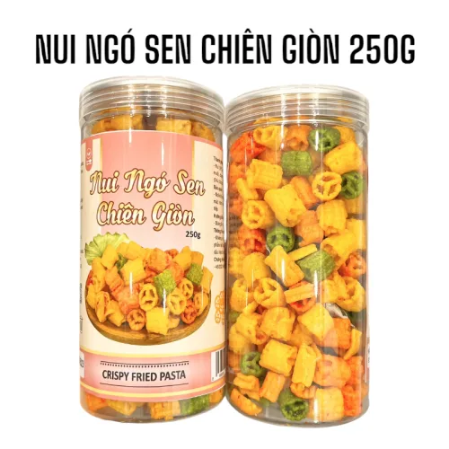 Đánh giá nui Ngó Sen Chiên Giòn Thơm Ngon 250g Hộp