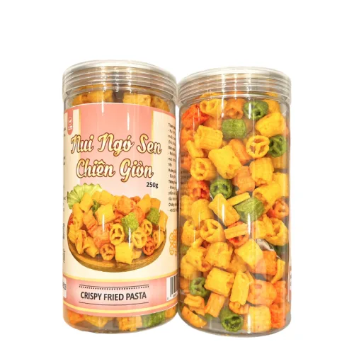 Đánh giá nui Ngó Sen Chiên Giòn Thơm Ngon 250g Hộp
