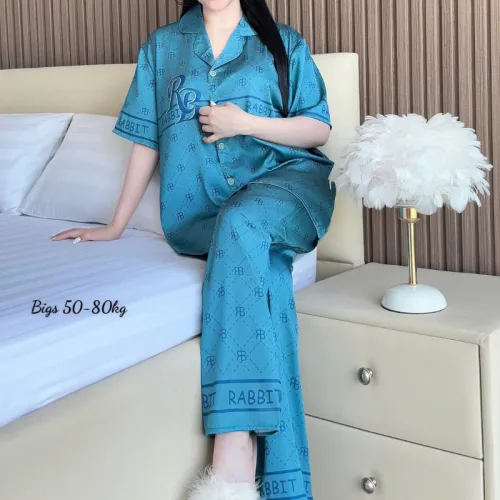 Đồ Bộ Ngủ Nữ - Đồ Bộ Tay Ngắn Quần Dài Họa Tiết Hoạt Hình Dễ Thương Mặc Mát Thoải Mái Big Size 50–80kg
