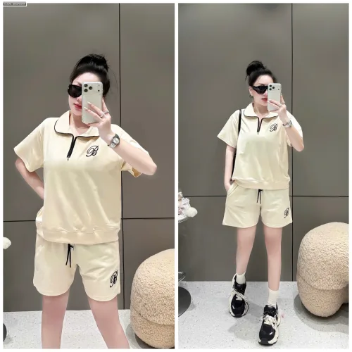 Đồ bộ nữ cổ bẻ quần đùi tay ngắn thun da cá